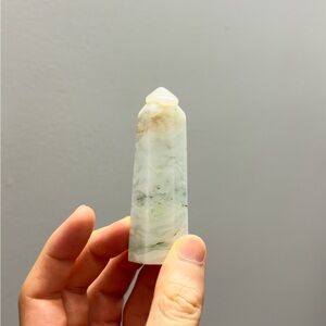 Green Blue Crystal Quartz tower
